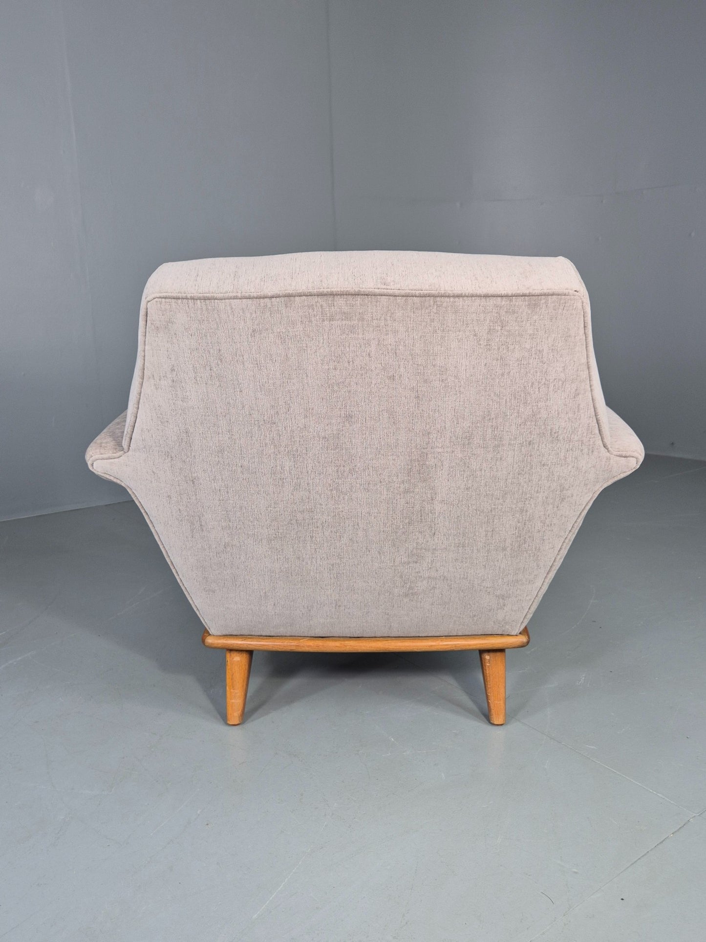 Vintage Mid Century Lounge Chair New Upholstery Swedish 1960s Design EB11108