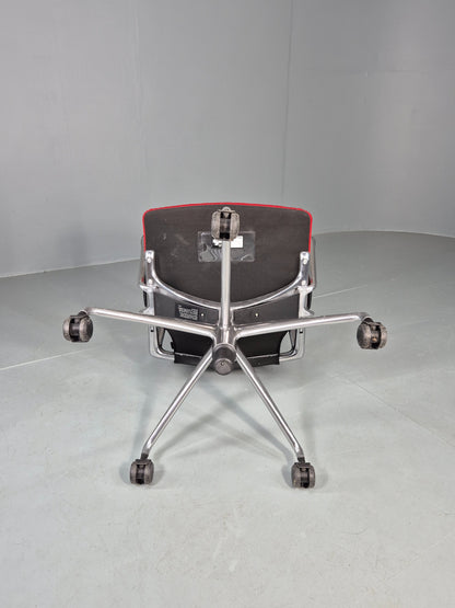 Vintage Vitra Media Office Chair Red and Black EB12256
