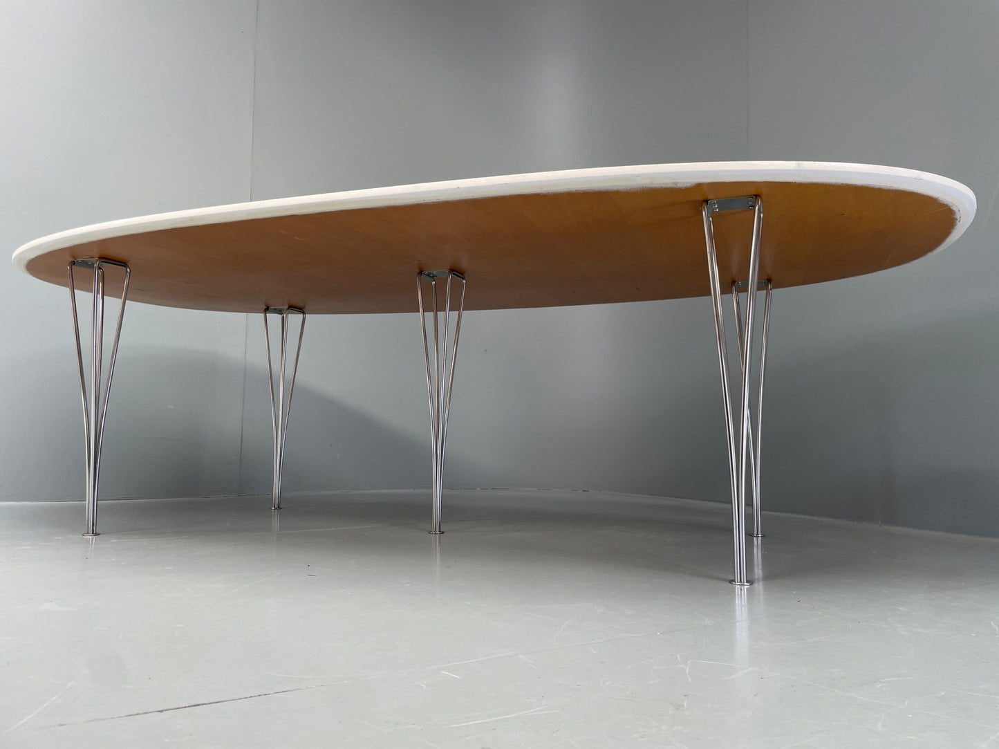 Fritz Hansen Dining Table Superellipse Danish Vintage Bruno Mathsson EB12346