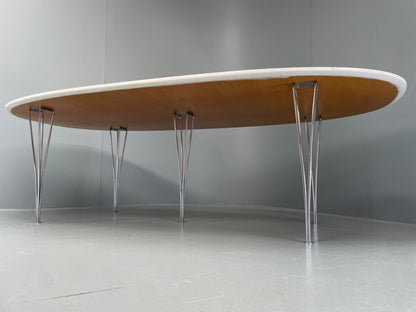 Fritz Hansen Dining Table Superellipse Danish Vintage Bruno Mathsson EB12346