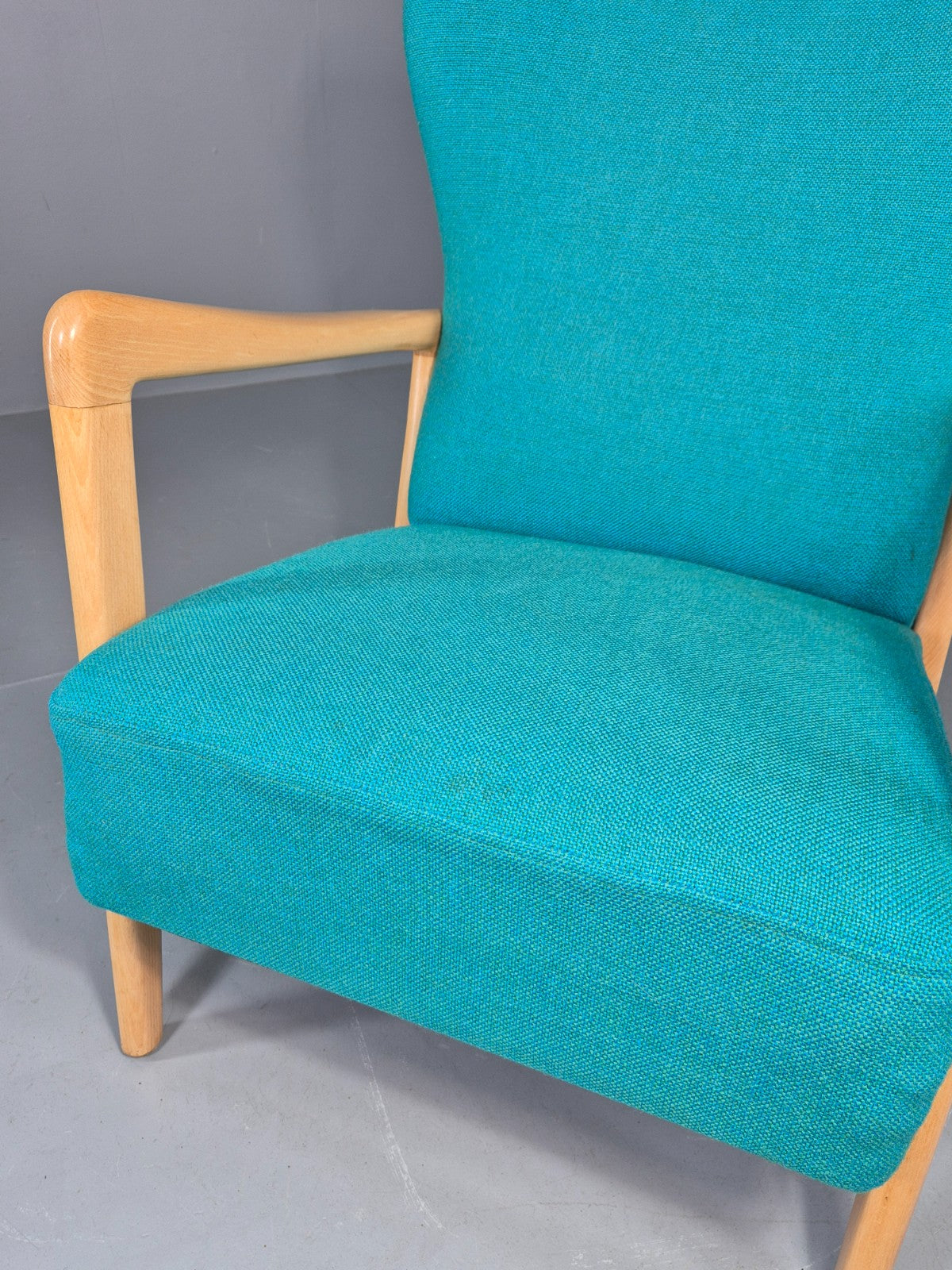Vintage Mid Century Fritz Hansen Lounge Chair Soren Hansen Design 1940s  EB12108