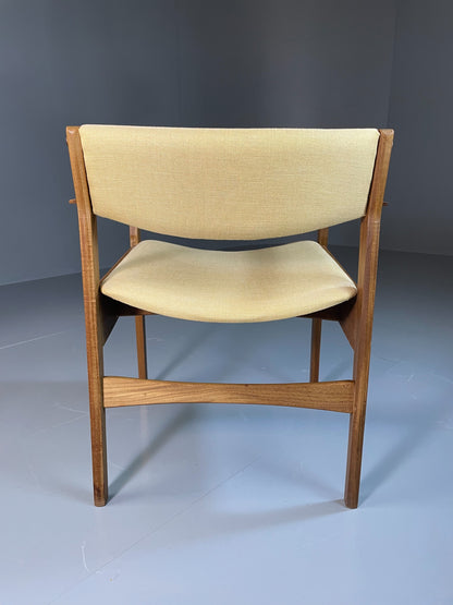 Vintage Mid Century Desk Elbow Chair Danish Teak Retro 1960s EB06348