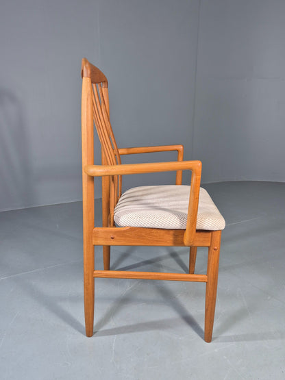 Vintage Benny Linden Carver Chair Teak Frame 1970s Retro MCM Original EB13060