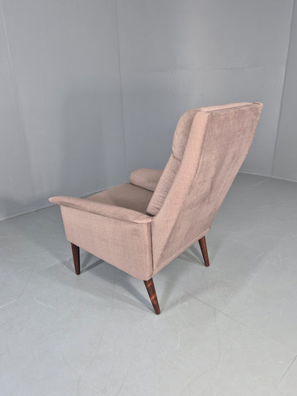 Vintage Lounge Chair Folke Ohlssen Fritz Hansen Denmark New Upholstery  EB12787