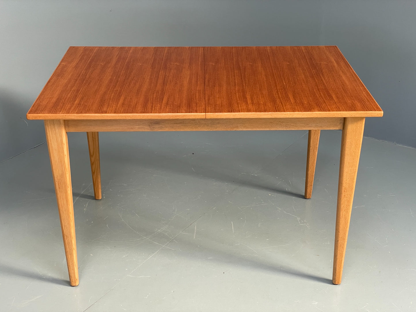 Vintage Teak Dining Table Gordon Russell Extending Ash Legs 1960s EB11976