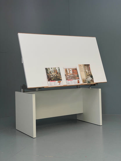 Vintage Hülsta Drawing Desk Architect Height Adjustable Tilting Retro EB12282