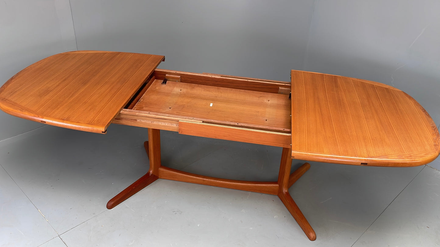 Vintage Dining Table Teak Extending Danish Mid Century Retro 1970s EB12518