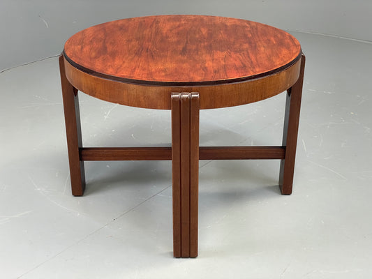 Vintage Circular Side Table Art Deco Style 1950s Retro EB11882