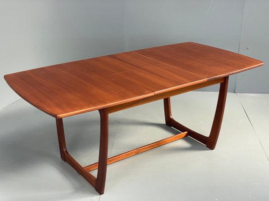 Vintage Teak Dining Table By Portwood Extending 1970s Retro Mid Century EB12297