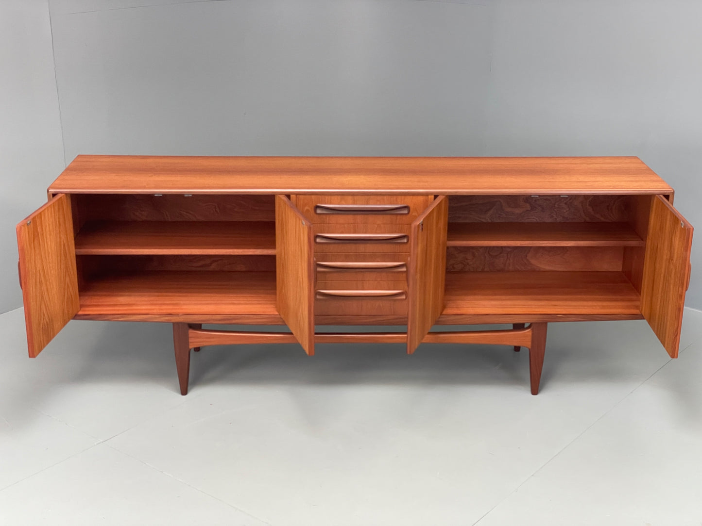 Vintage G Plan Sideboard Teak Fresco Mid Century Retro 1960s Shelving EB12882