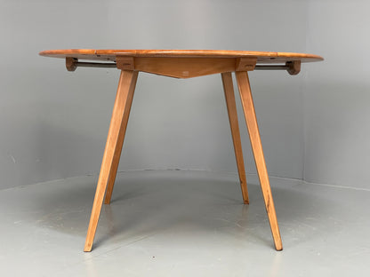 Vintage Ercol Elm Table Blonde Drop Leaf 1960s Mid Century EB12195