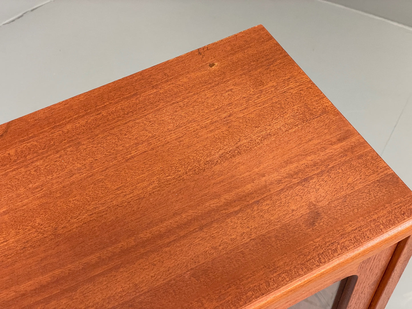 Vintage G Plan Bookcase Teak 1970s Glazed Doors Shelving Mid Century EB12901