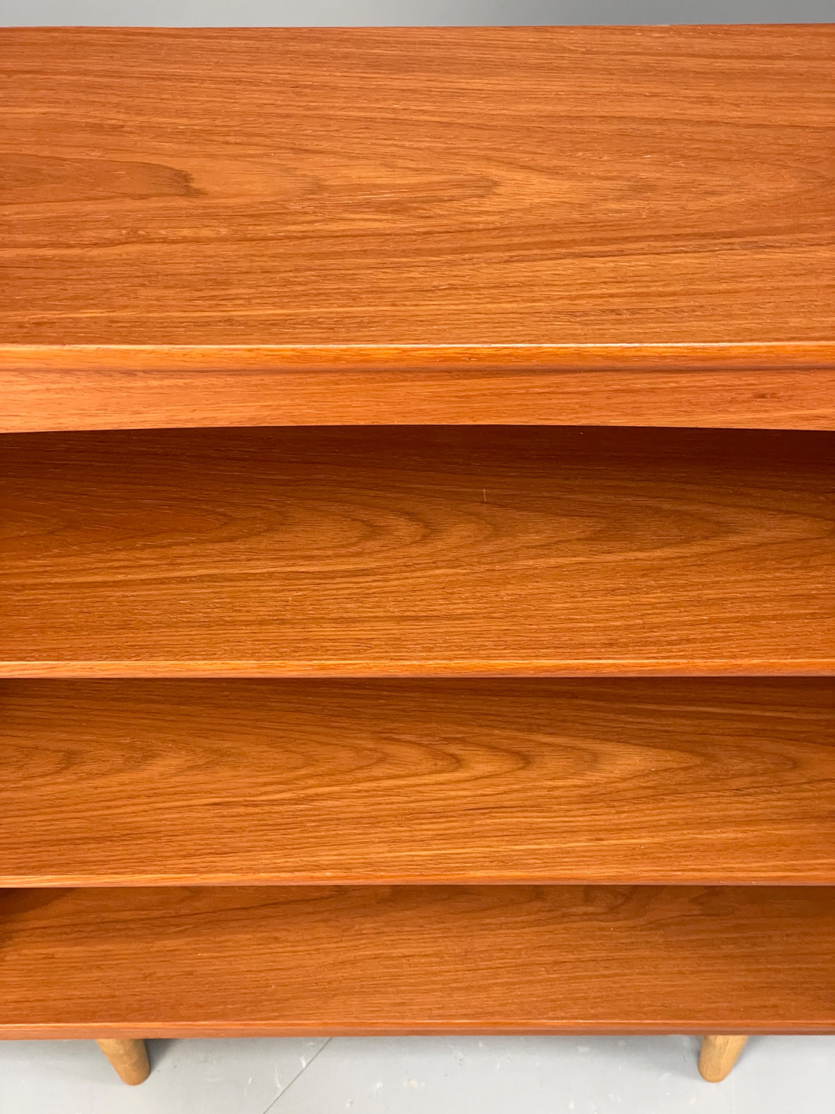Vintage 1970s Teak Bookcase Retro Mid Century Adjustable Shelving EB12974