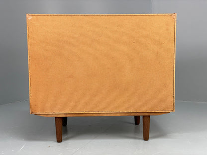 Vintage 1970s Teak Cabinet Sliding Doors Retro Handles Shelving EB11503