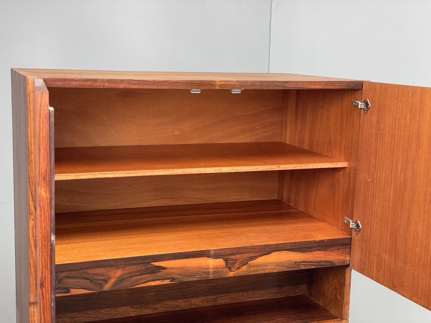 Vintage Wall Unit Archie Shine Sideboard Cabinet Mid Century Drawer EB12823