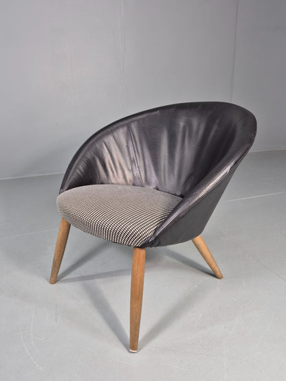 Vintage Mid Cenbtury Danish Tub Chair Ditzel Style 1960s Retro EB12105