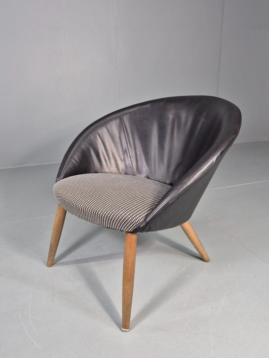 Vintage Mid Cenbtury Danish Tub Chair Ditzel Style 1960s Retro EB12105