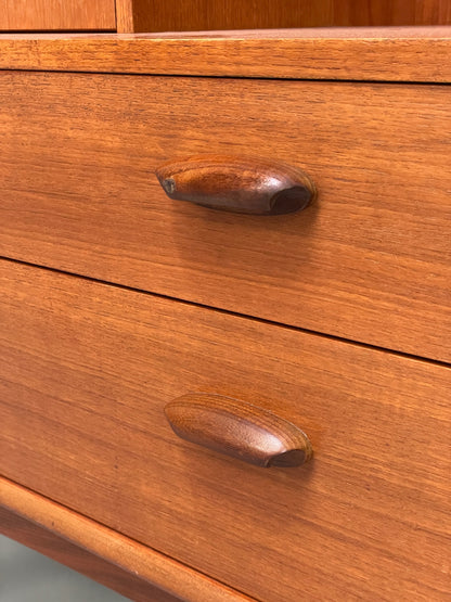 G Plan Teak Highboard Vintage 1960s Brasilia Range Shelving Storage EB12933