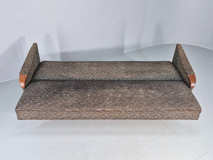 Vintage Danish Mid Century Sofabed, 1960s Design Double Bed Retro EB12395