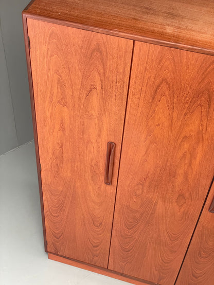 Vintage G-Plan Teak Wardrobe Triple Wide Clothes Rail Mid Century EB12205