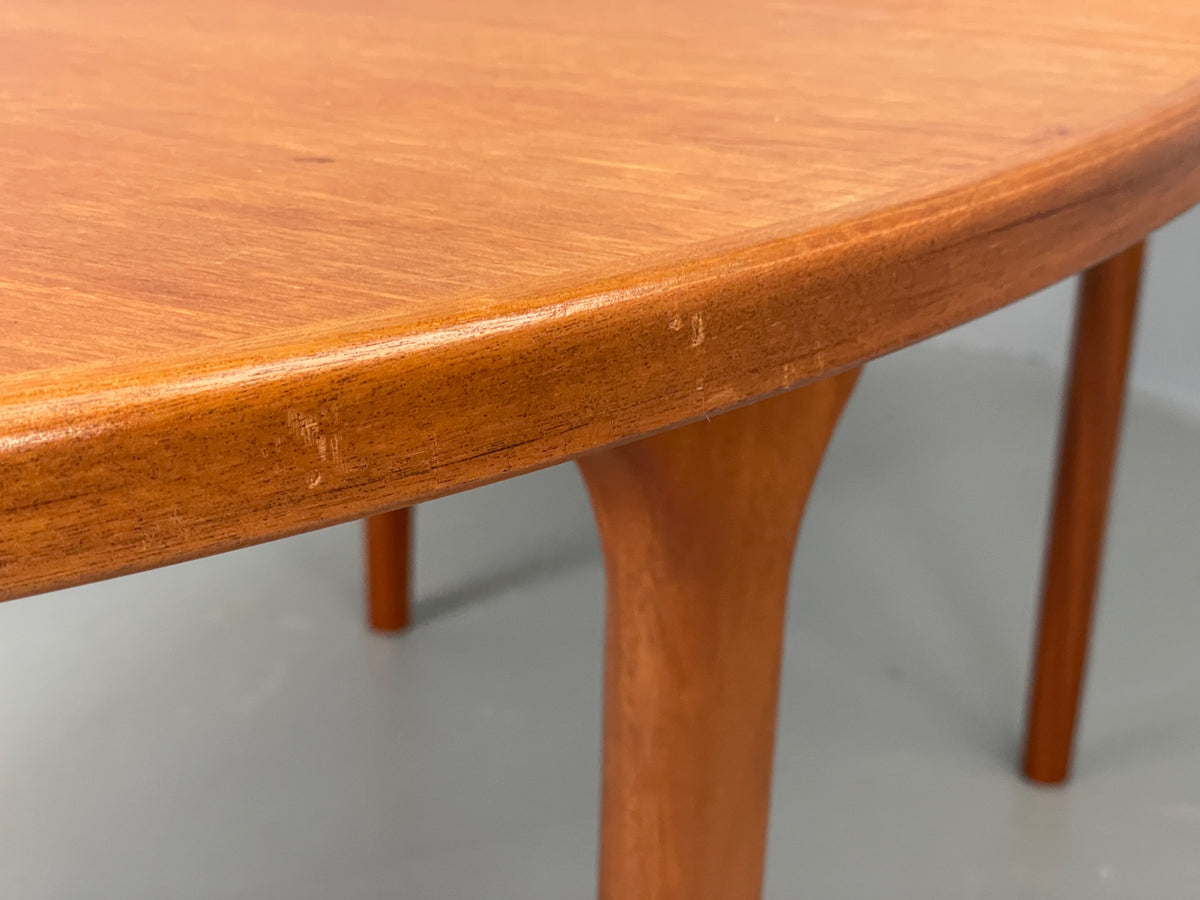 Vintage McIntosh Dining Table Oval Teak Extending Mid Century 1970s Retro EB12928