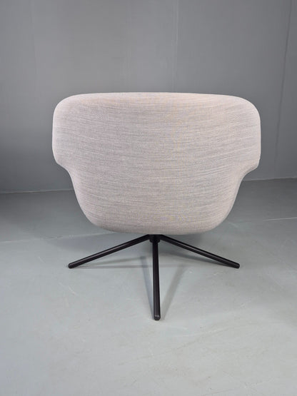 Vintage Swivel Lounge Chair Icons of Denmark Smile Chair Retro Modern EB12855
