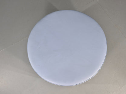 Cube Spaces Round Oversize Ottoman Footstool Leather EB12250