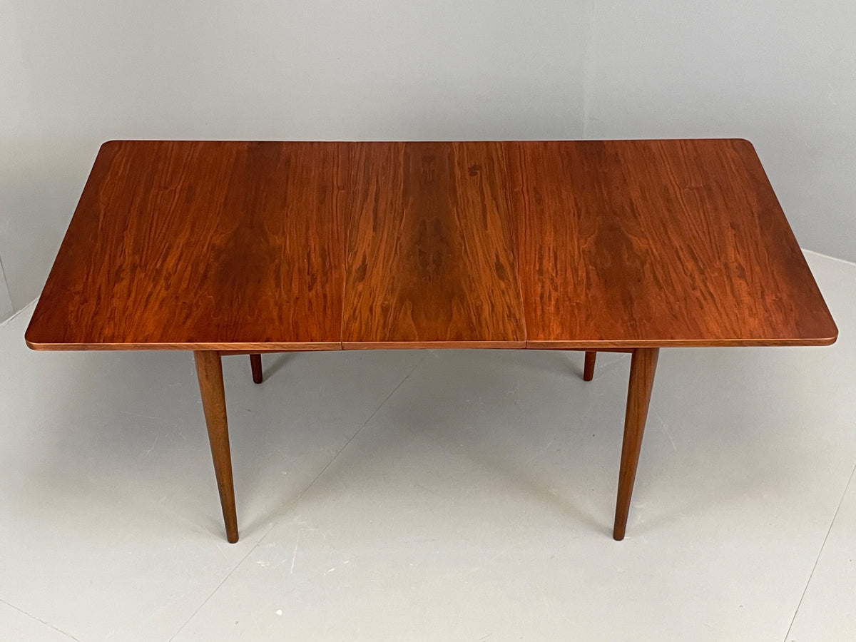 Vintage Walnut Dining Table Extending Mid Century 1960s Retro EB12960