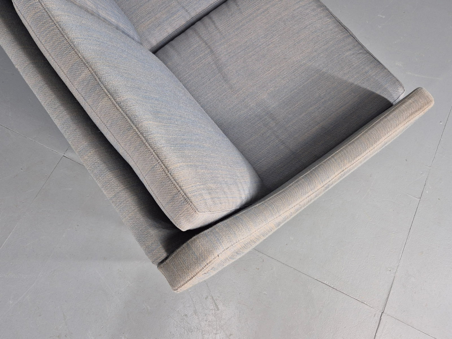 Vintage Danish 3 seater Sofa by Arne Wahl Iversen Original Cotton Retro Eb12563
