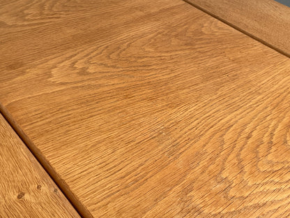 Vintage Oak Coffee Table Retro Danish Design Solid Oak Chunky EB12359