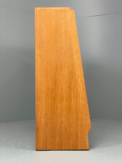 Vintage G Plan Bookcase Oak 1960s Mid Century Glazed Retro Shelving EB12822