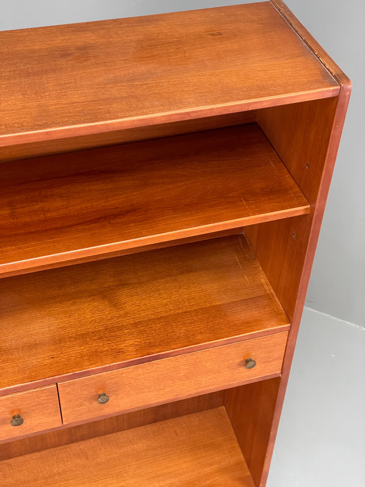 Vintage Teak Wall Unit Jentique Mid Century Retro Shelving Drawers EB13106