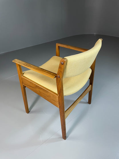 Vintage Mid Century Desk Elbow Chair Danish Teak Retro 1960s EB06348