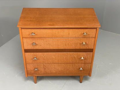 Vintage Chest Of Drawers 1960s By Lebus Oak Mid Century Retro EB12079
