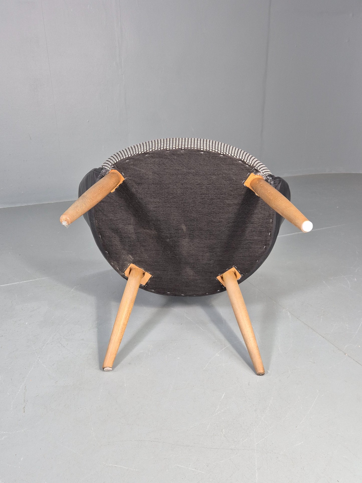 Vintage Mid Cenbtury Danish Tub Chair Ditzel Style 1960s Retro EB12105