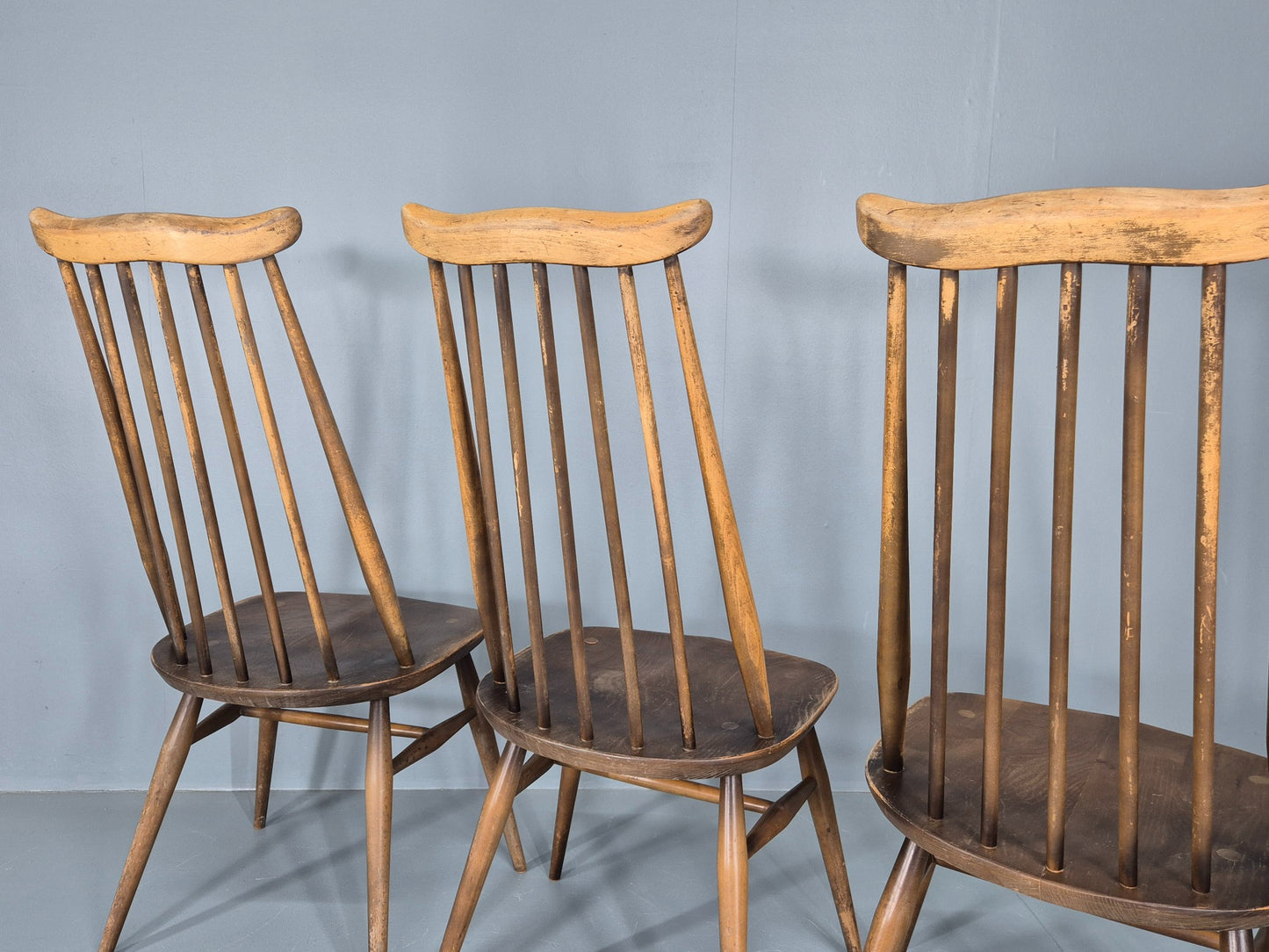 5 Vintage Ercol Goldsmith chairs 1970s Originals EB12464