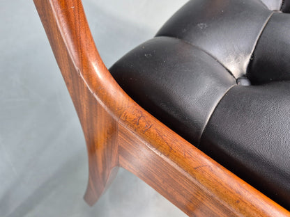 2 Vintage Dining Chairs Vanson Peter Hayward Design Retro MCM Teak EB10181