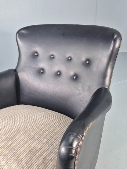 Vintage Danish Mid Century Armchair 1950s Design Organic Modernism Retro EB12192