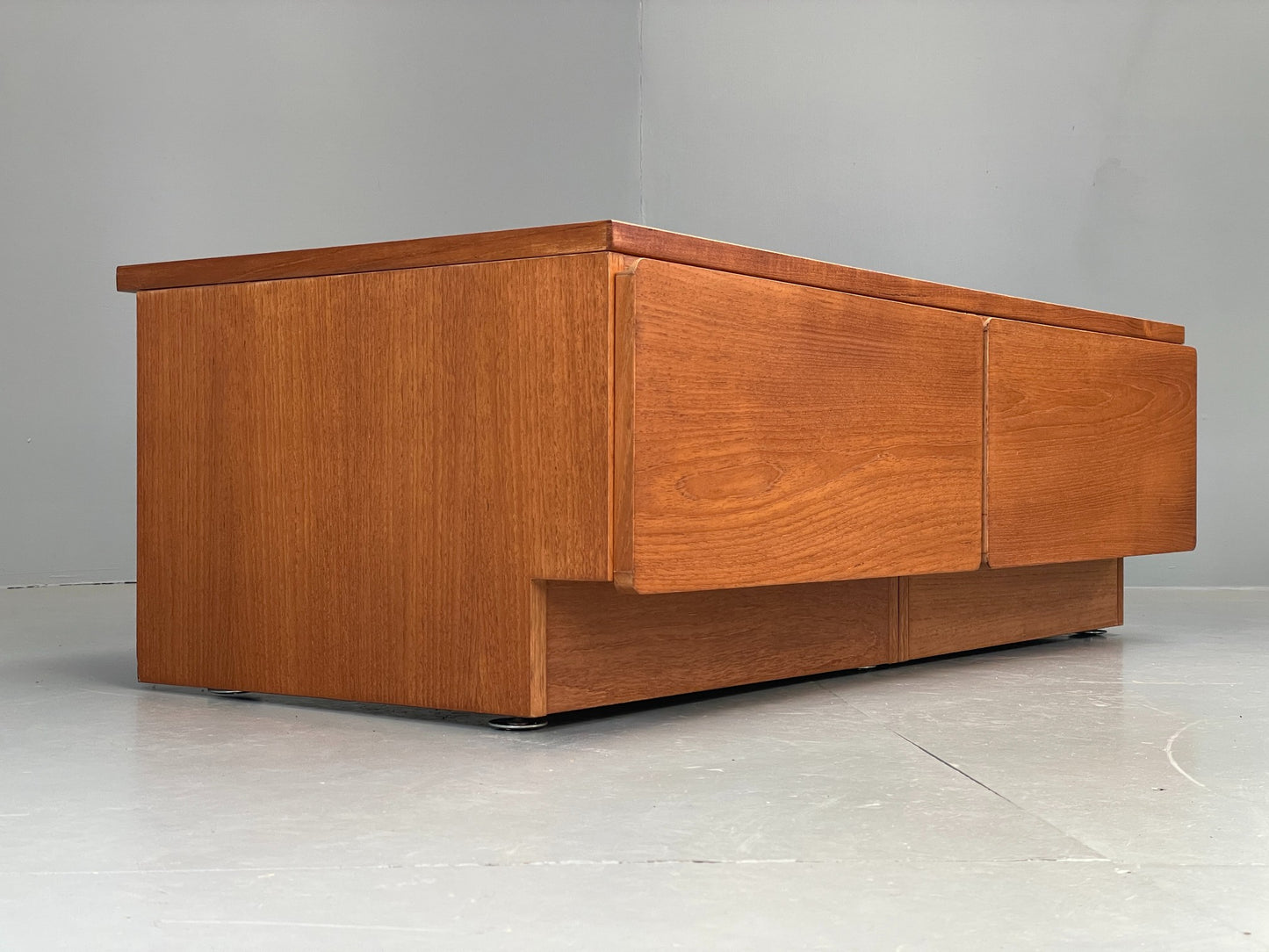 Vintage Teak Sideboard Unit Chest of Drawers By Beaver & Tapley 1980s Retro EB12825
