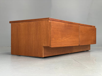 Vintage Teak Sideboard Unit Chest of Drawers By Beaver & Tapley 1980s Retro EB12825