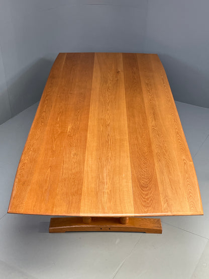 Solid Oak Dining Table 12 Seater 3.2m Large Refectory Bespoke Custom EB12890