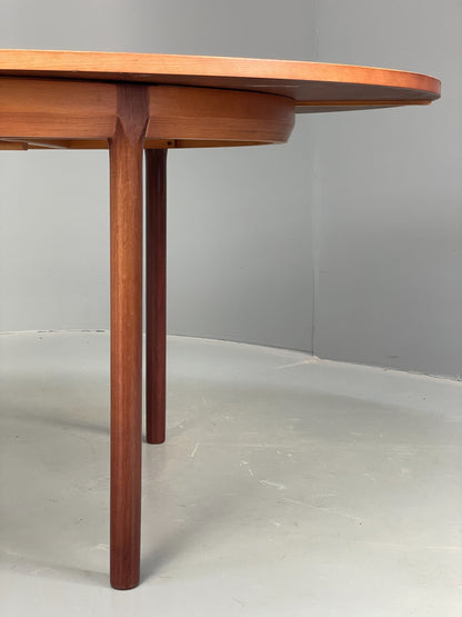 Vintage Dining Table Teak Extending Oval By White & Newton 1960s Retro EB12510