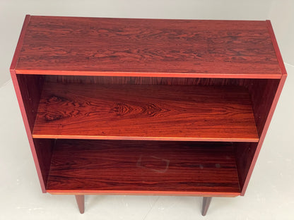 Vintage 1970s Darkwood Bookcase Retro Mid Century Shelving Adjustable EB12325