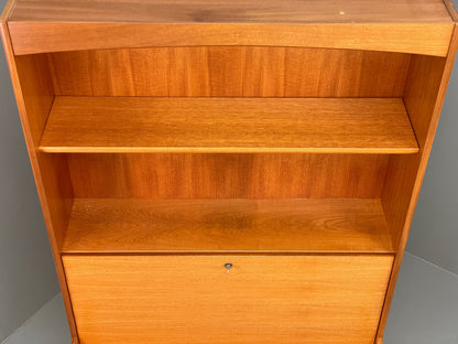 Vintage Nathan Wall Unit Teak Squares 1970s Retro Shelving Glazed EB11969