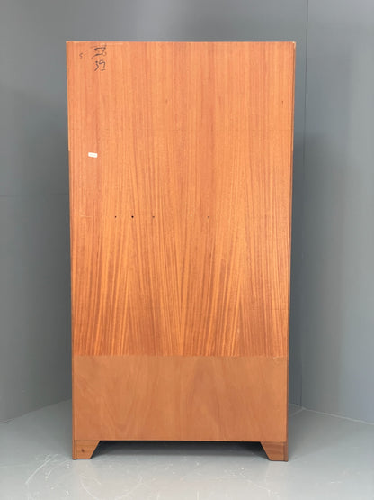 Vintage Nathan Wall Unit Teak Squares 1970s Retro Shelving Glazed EB11968