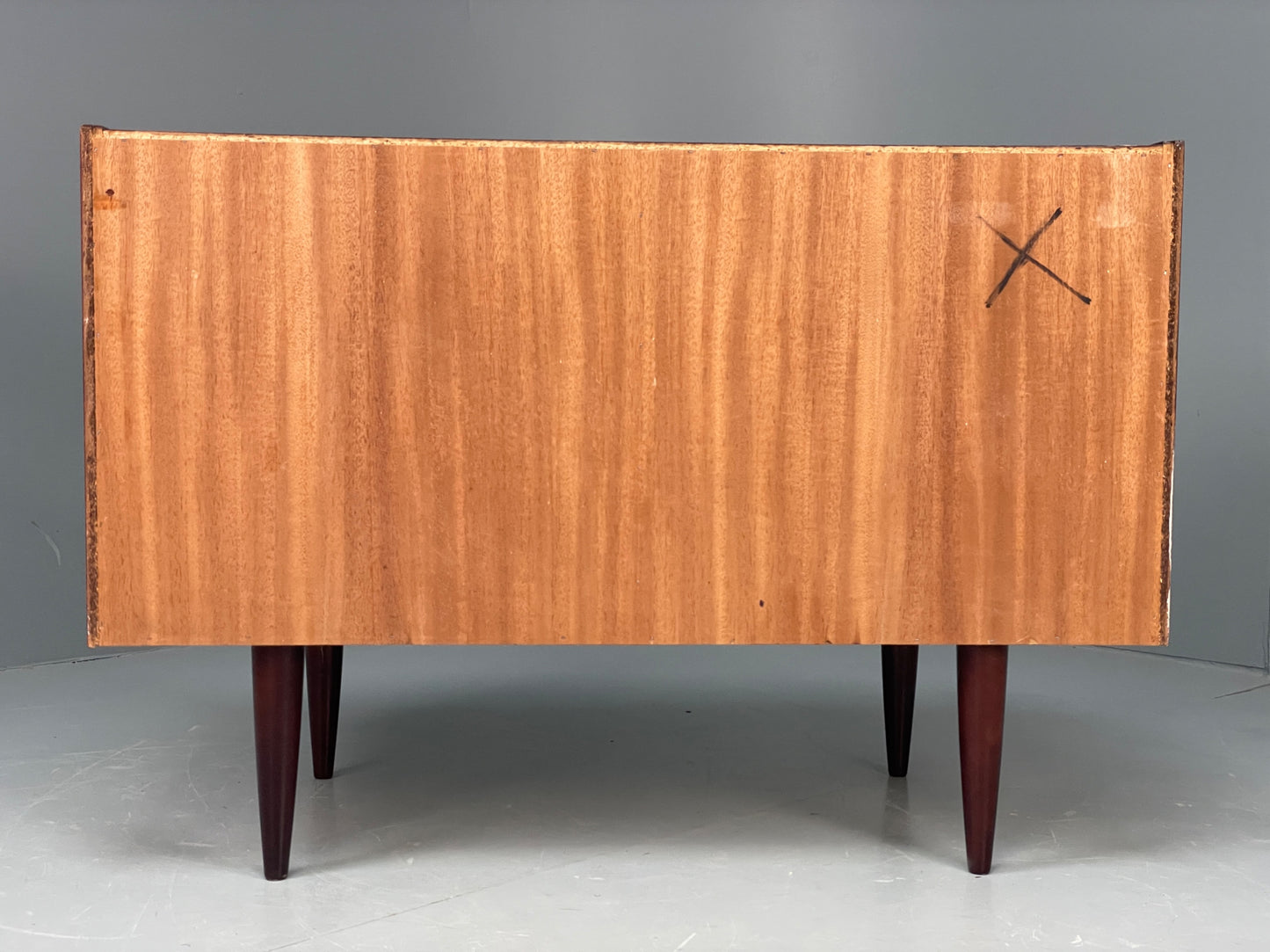 Vintage Chest Of Drawers 1960s Danish Mid Century Darkwood EB12360