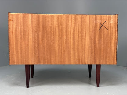 Vintage Chest Of Drawers 1960s Danish Mid Century Darkwood EB12360