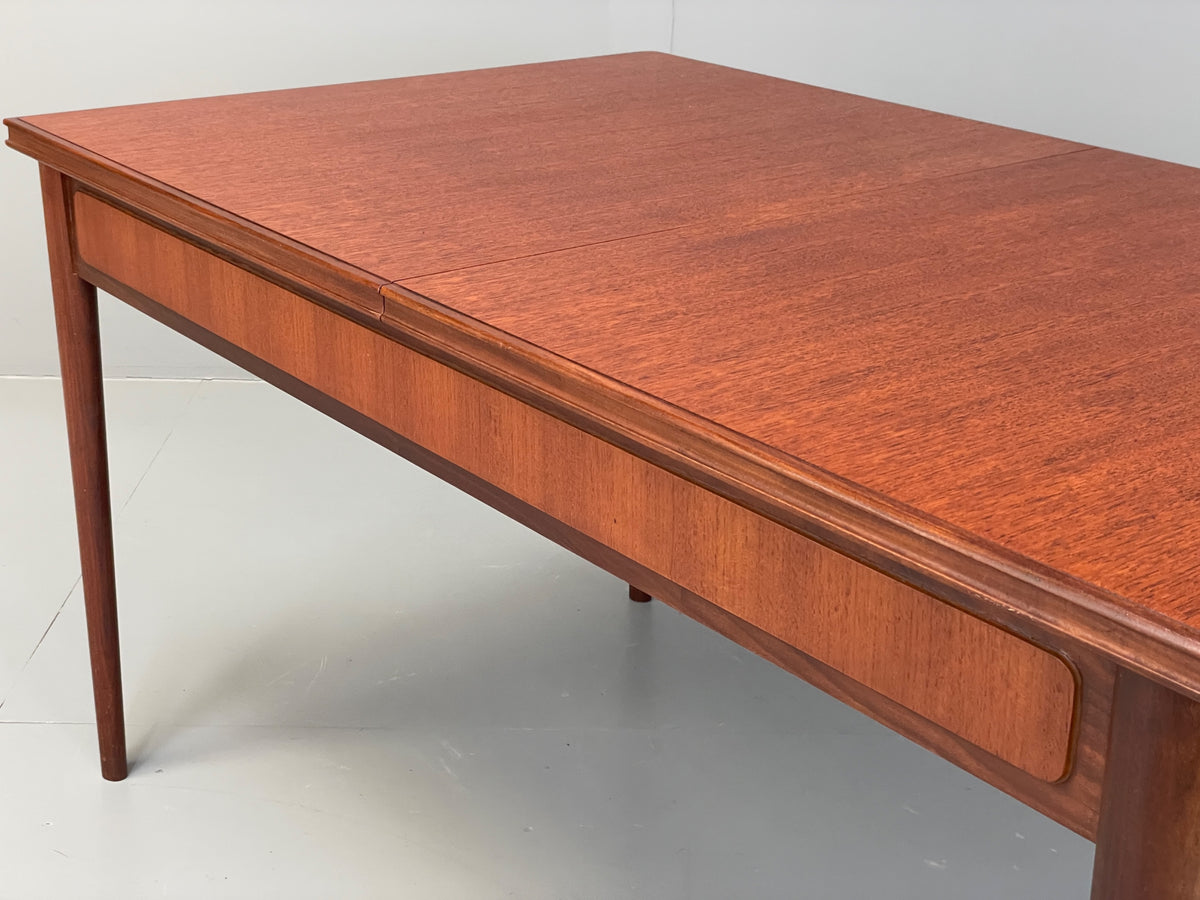 Vintage Teak Dining Table Extending Mid Century 1960s Retro Rectangular EB12952