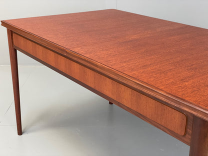 Vintage Teak Dining Table Extending Mid Century 1960s Retro Rectangular EB12952