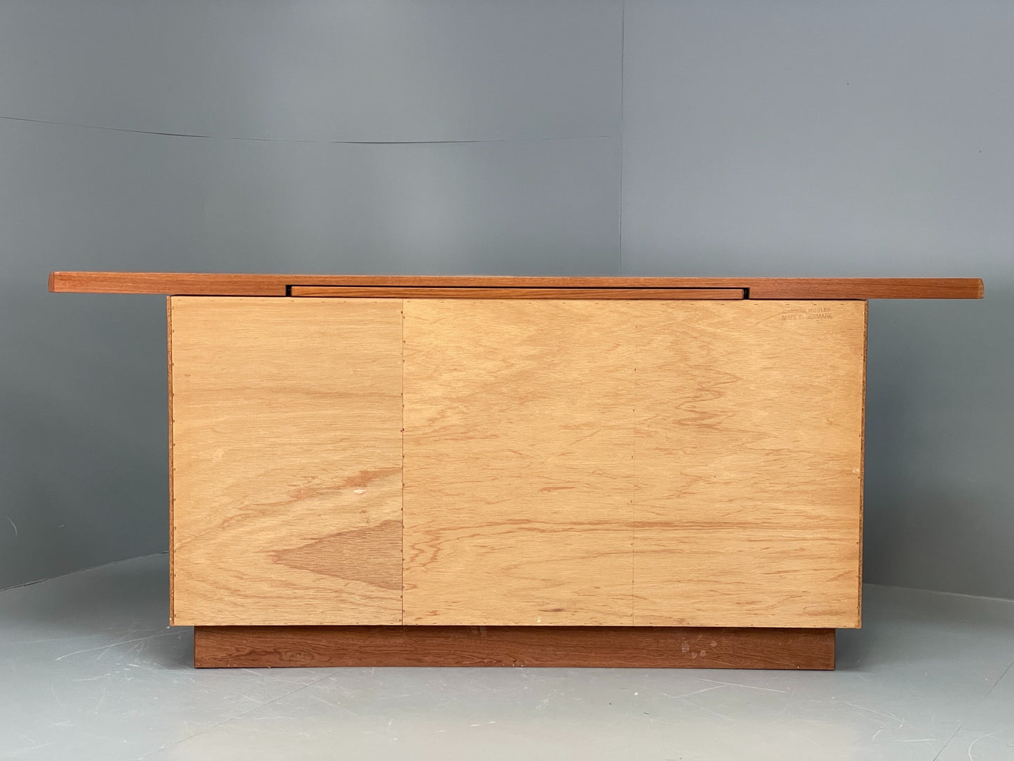 Vintage 1980s Teak Sideboard By Gangsø Danish Retro Shelving Drawers EB12075